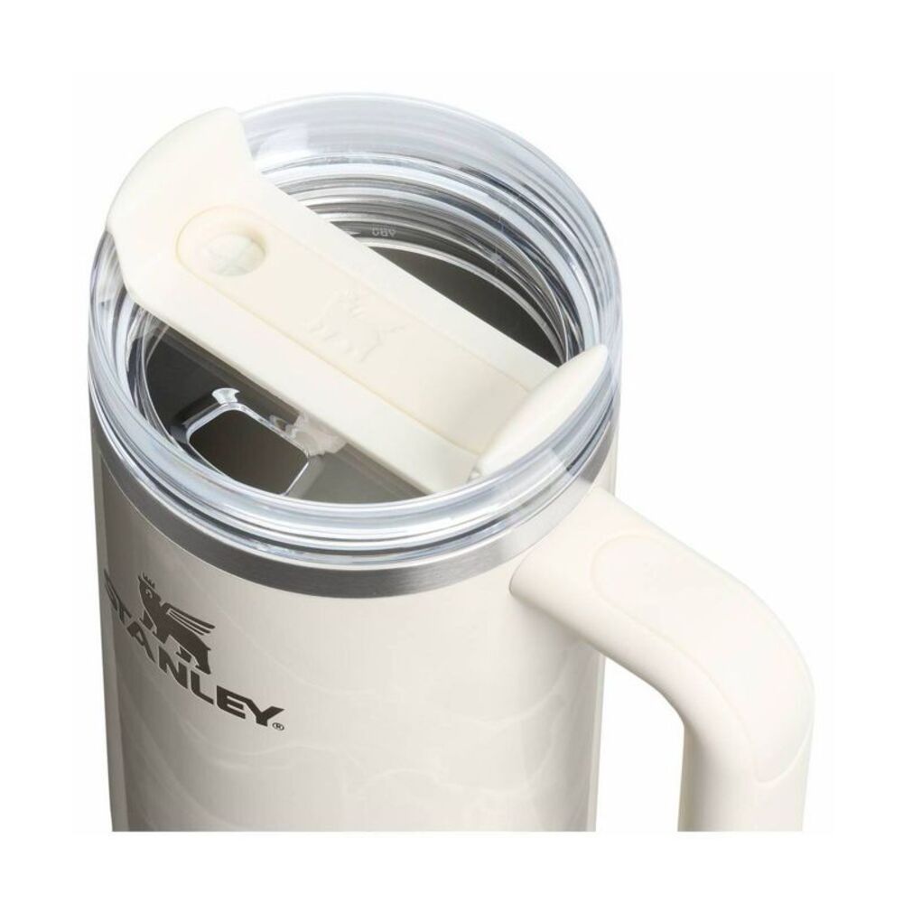 Open Box - Stanley - 30 oz Stainless Steel H2.0 Flow Calcite Calacatta - Picture 3 of 4